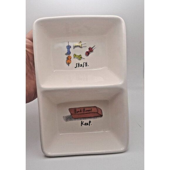 Angela Staehling  Sketchbook Series by Magenta Eraser Trinket Stash Keep Dish - Picture 4 of 11